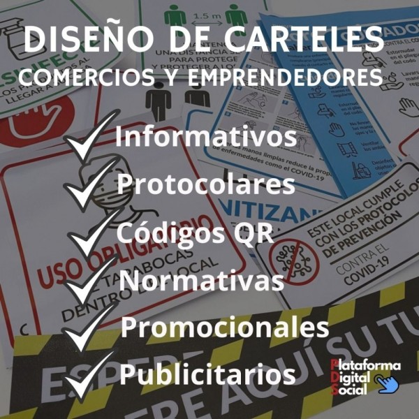 Diseño de Cartelería para Comercios y Emprendedores